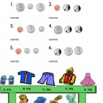 Money Counting Worksheet - Store